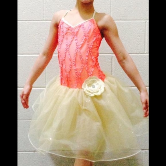 Pink & Gold Weismann Dance Costume - Picture 2 of 11